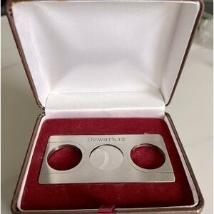 Vintage NWOT Dewars 12 Stainless Steel Cigar Cutter